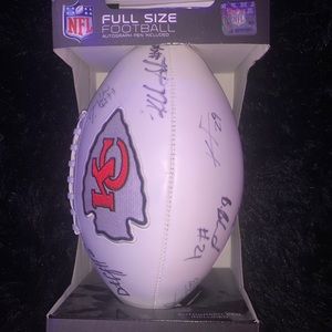 2019 Kansas City Chiefs Signed Football